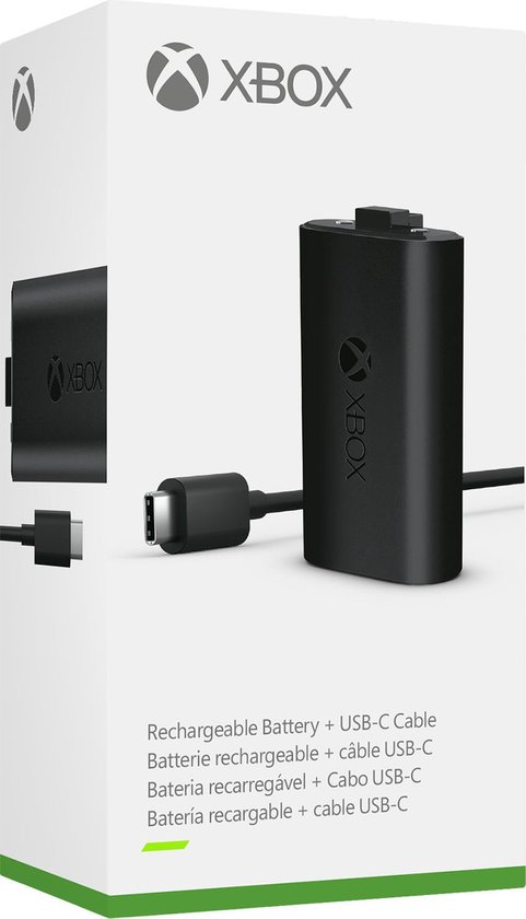 Xbox Play & Charge Oplaadkit + USB-C kabel