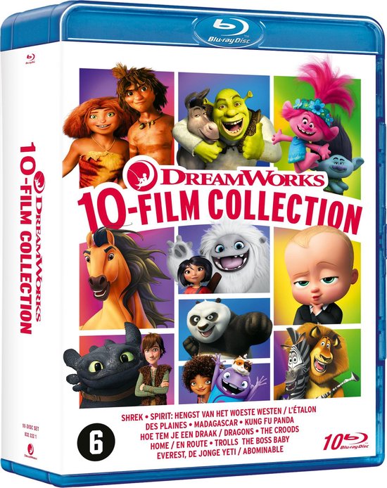 Dreamworks 10 Movie Collection (Blu-ray), Diversen