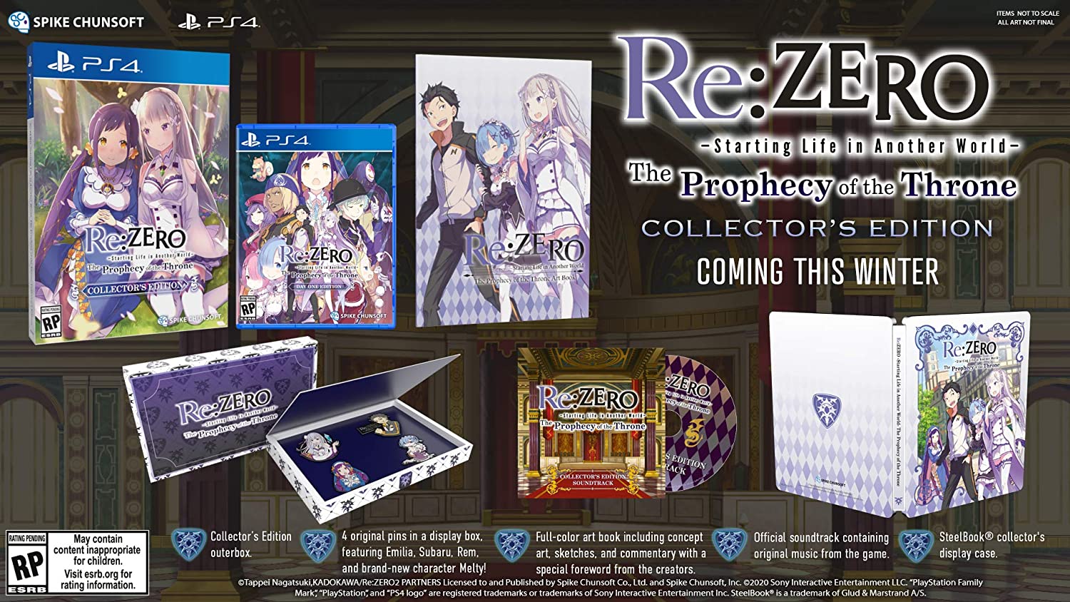 Re:ZERO Starting Life in Another World: The Prophecy of the Throne - Collector's edition