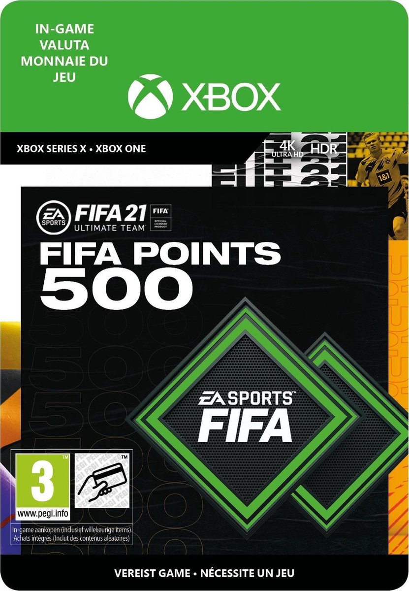 FIFA 21 Ultimate Team 500 FUT Punten (Xbox Series X), EA Sports