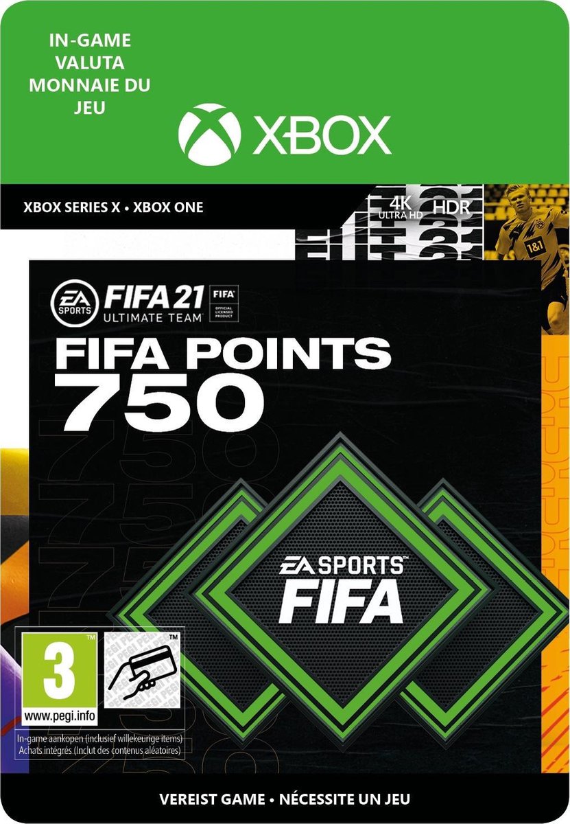 FIFA 21 Ultimate Team 750 FUT Punten (Xbox Series X), EA Sports