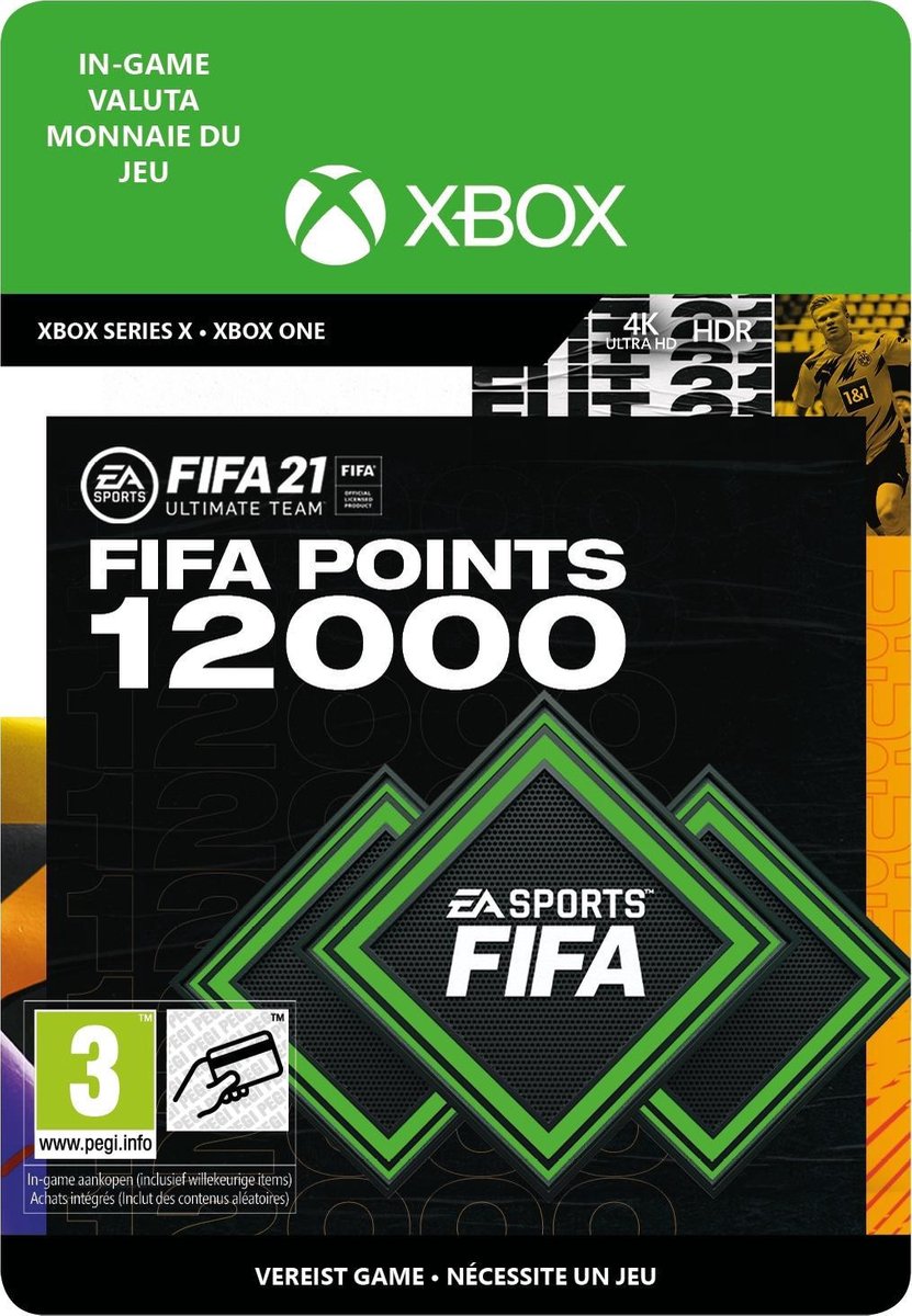 FIFA 21 Ultimate Team 12000 FUT Punten (Xbox Series X), EA Sports