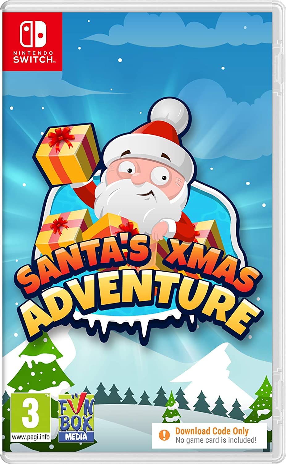 Santa's Xmas Adventure (Code in a Box) (Switch), Funbox