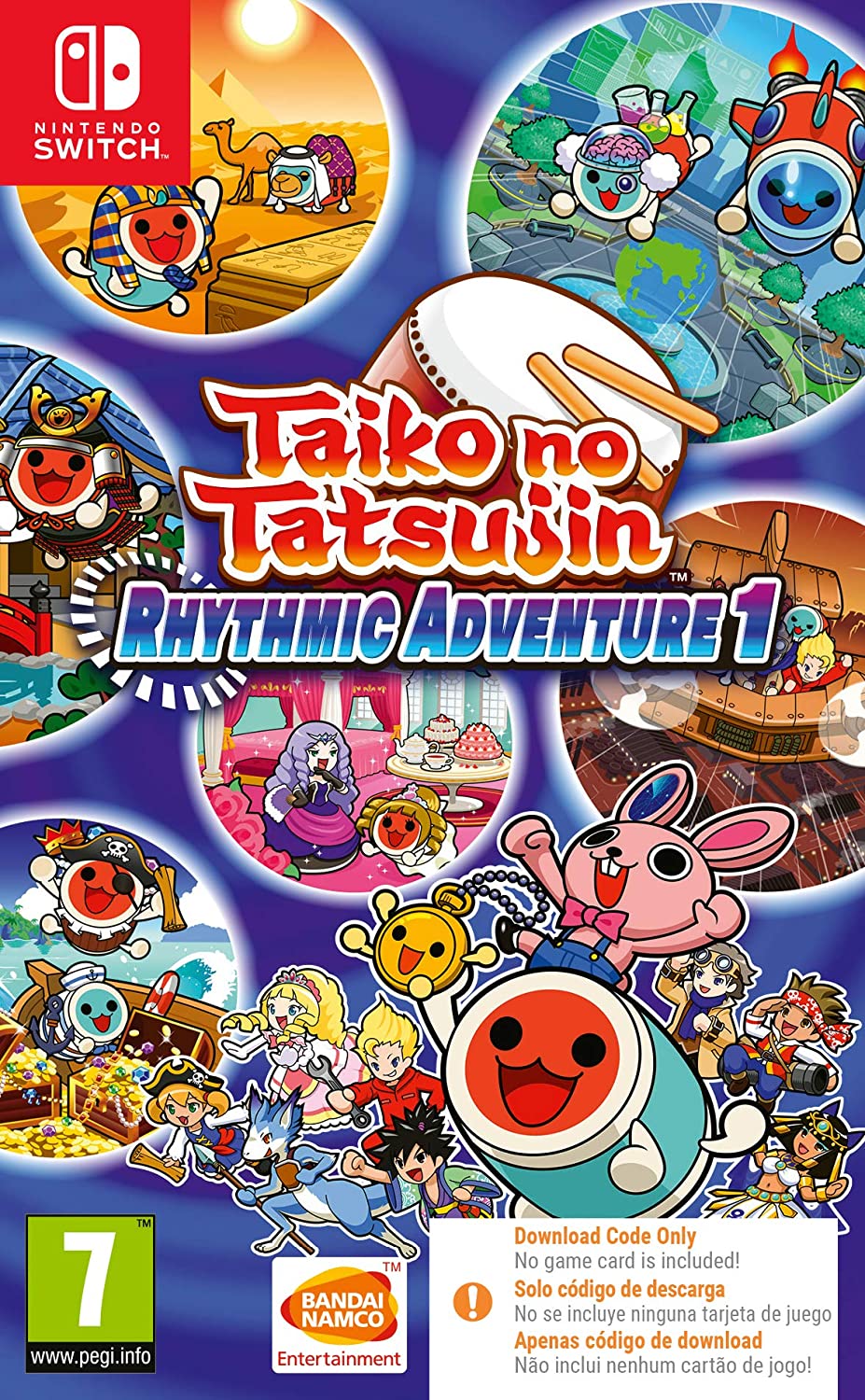 Taiko No Tatsujin: Rhythmic Adventure 1 (Code in a Box) (Switch), Bandai Namco Entertainment