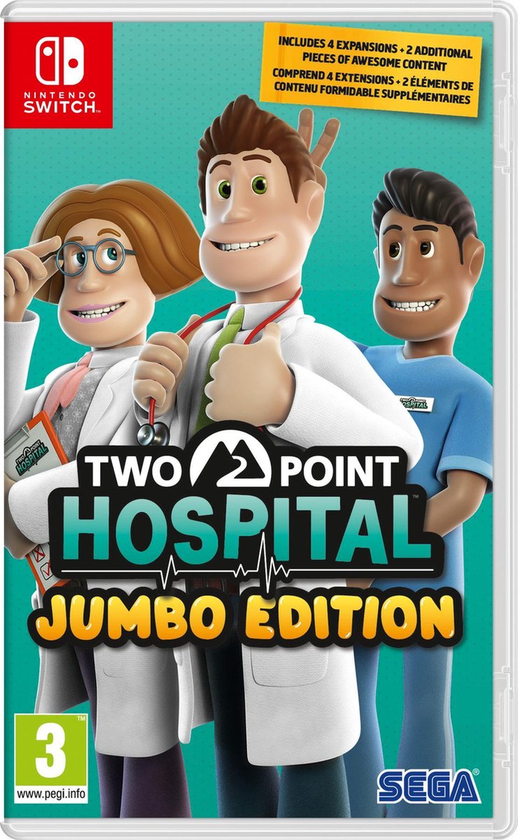 Two Point Hospital - Jumbo Edition (Switch), SEGA