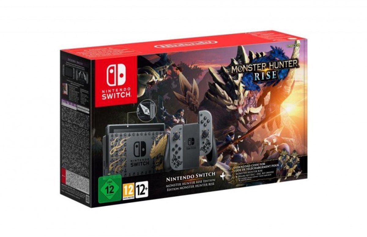 Nintendo Switch Console - Monster Hunter Rise Edition (Switch), Nintendo Nintendo Switch Console - Monster Hunter Rise Edition (Switch), Nintendo