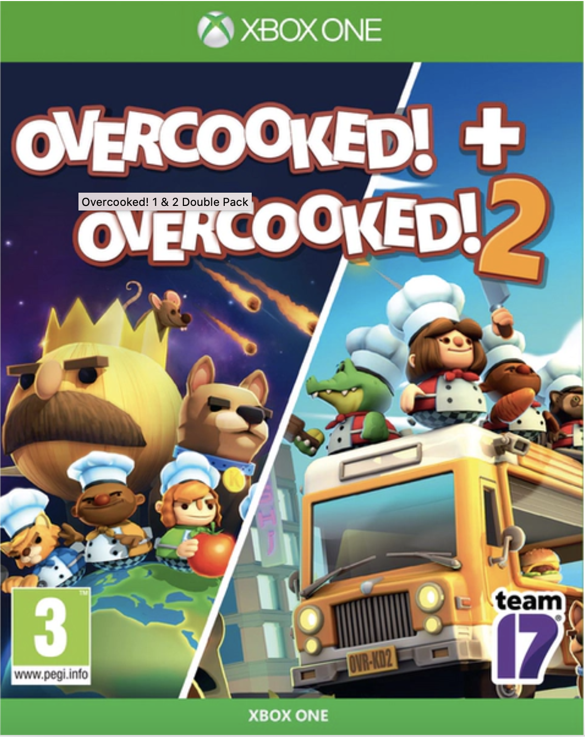 Overcooked! 1 & 2 Double Pack (Xbox One), Ghost Town Games 