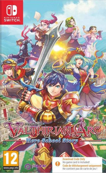 Valthirian Arc: Hero School Story (Code in a Box) (Switch), Pqube