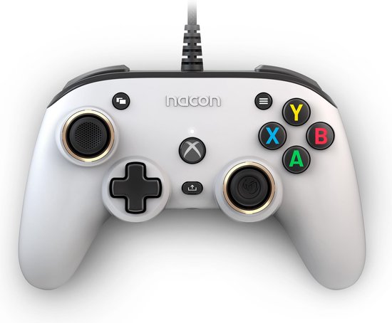 Nacon Pro Compact Official Licensed Xbox Series X|S Controller (Wit) (Xbox Series X), Nacon