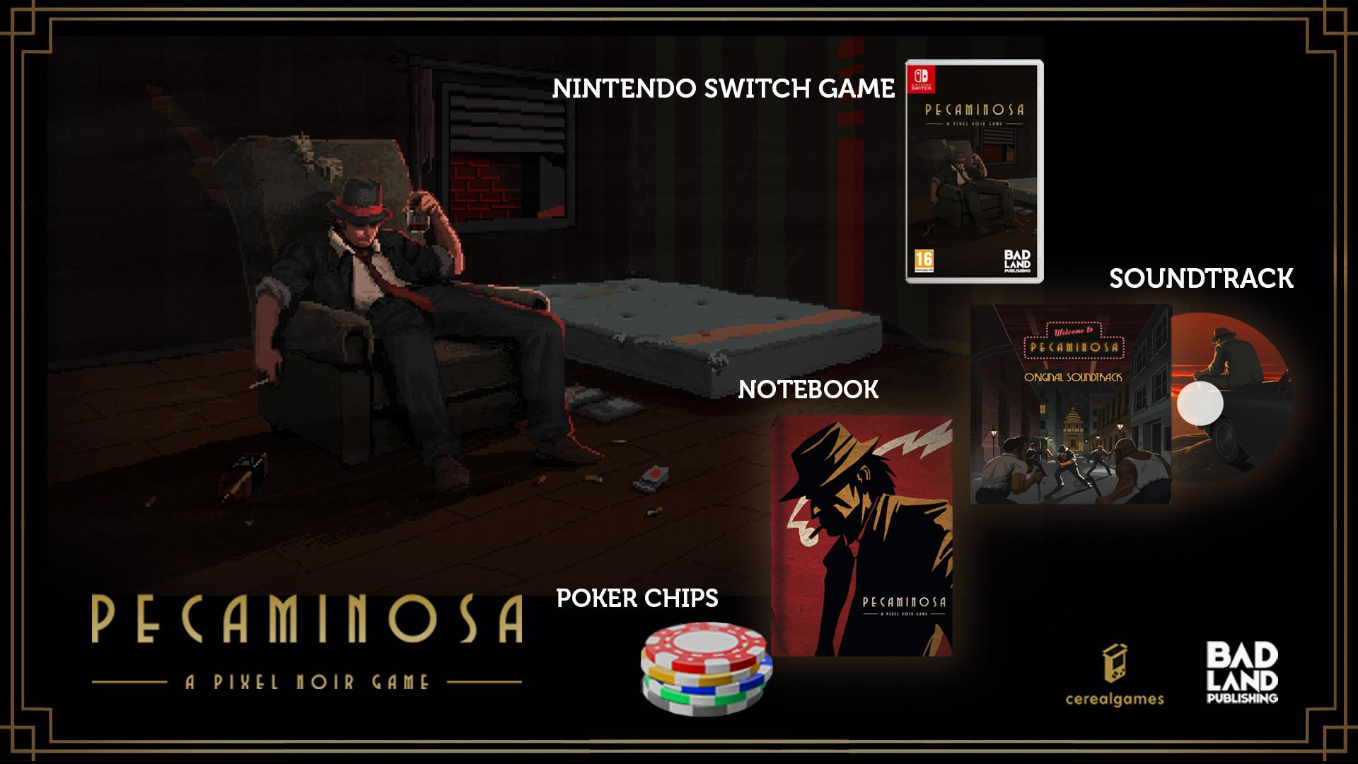 Pecaminosa: A Pixel Noir Game - Collector's Edition (Switch), Cereal Games
