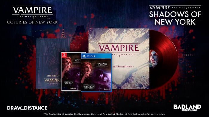 Vampire: The Masquerade - Coteries of New York + Shadows of New York - Collector's Edition (Switch), BADland Games