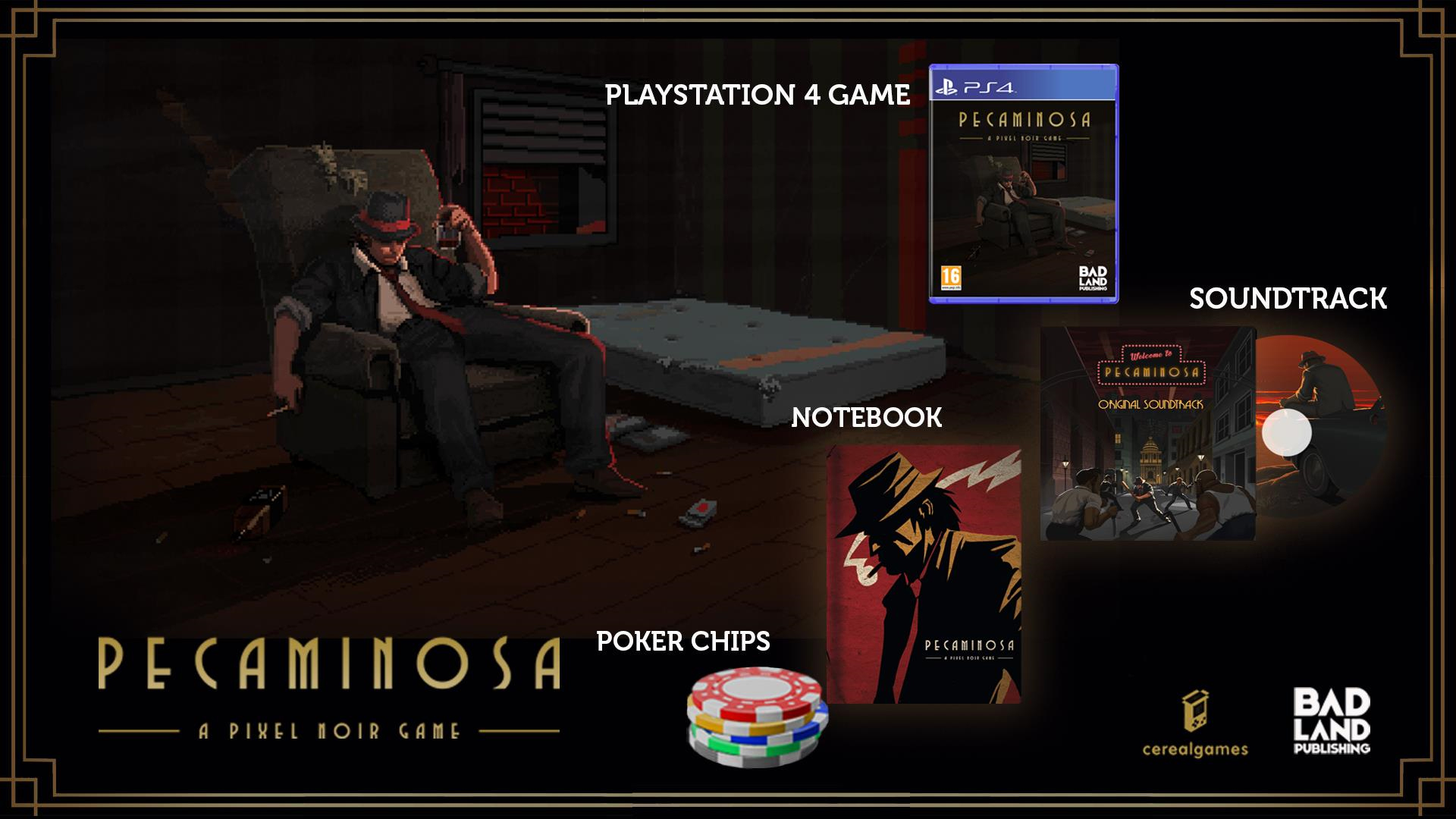 Pecaminosa: A Pixel Noir Game - Collector's Edition (PS4), Cereal Games