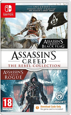Assassin's Creed - The Rebel Collection (Code in a Box) (Switch), Ubisoft