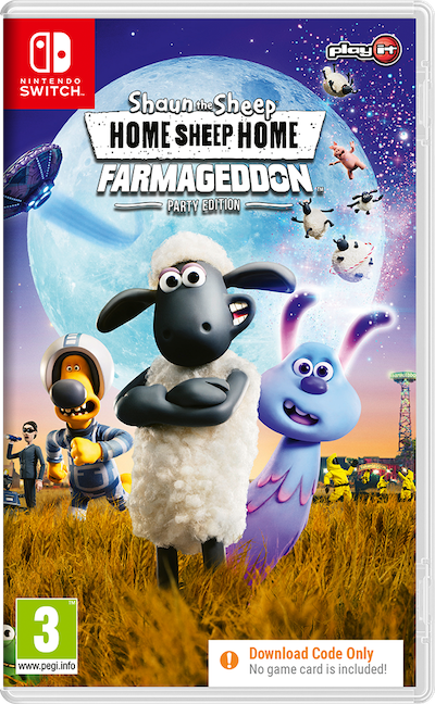 Shaun the Sheep Home Sheep Home: Farmageddon - Party Edition (Code in a Box) (Switch), Play it