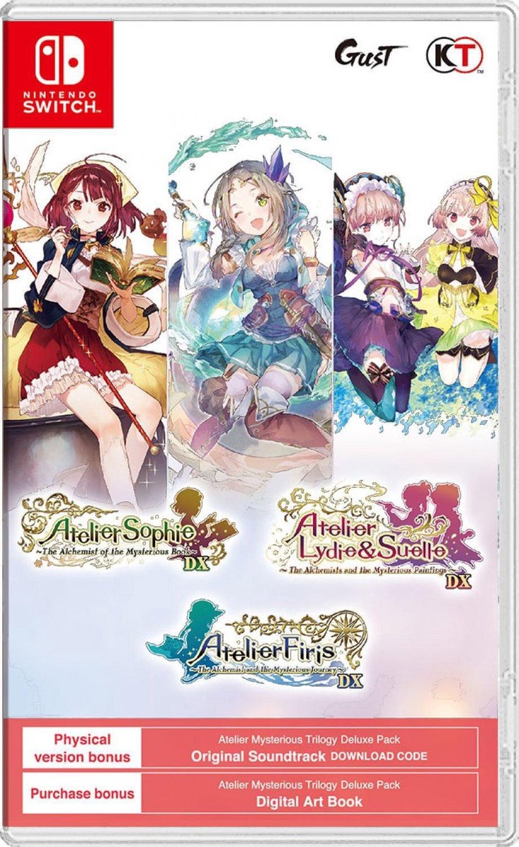 Atelier Mysterious Trilogy Deluxe Pack (Switch), Gust