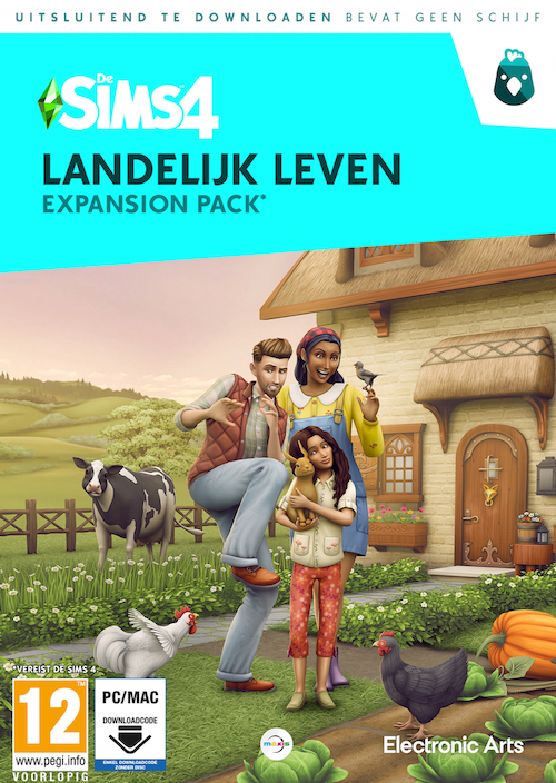 De Sims 4: Landelijk Leven - Add-On (Code in a Box) (PC), Maxis