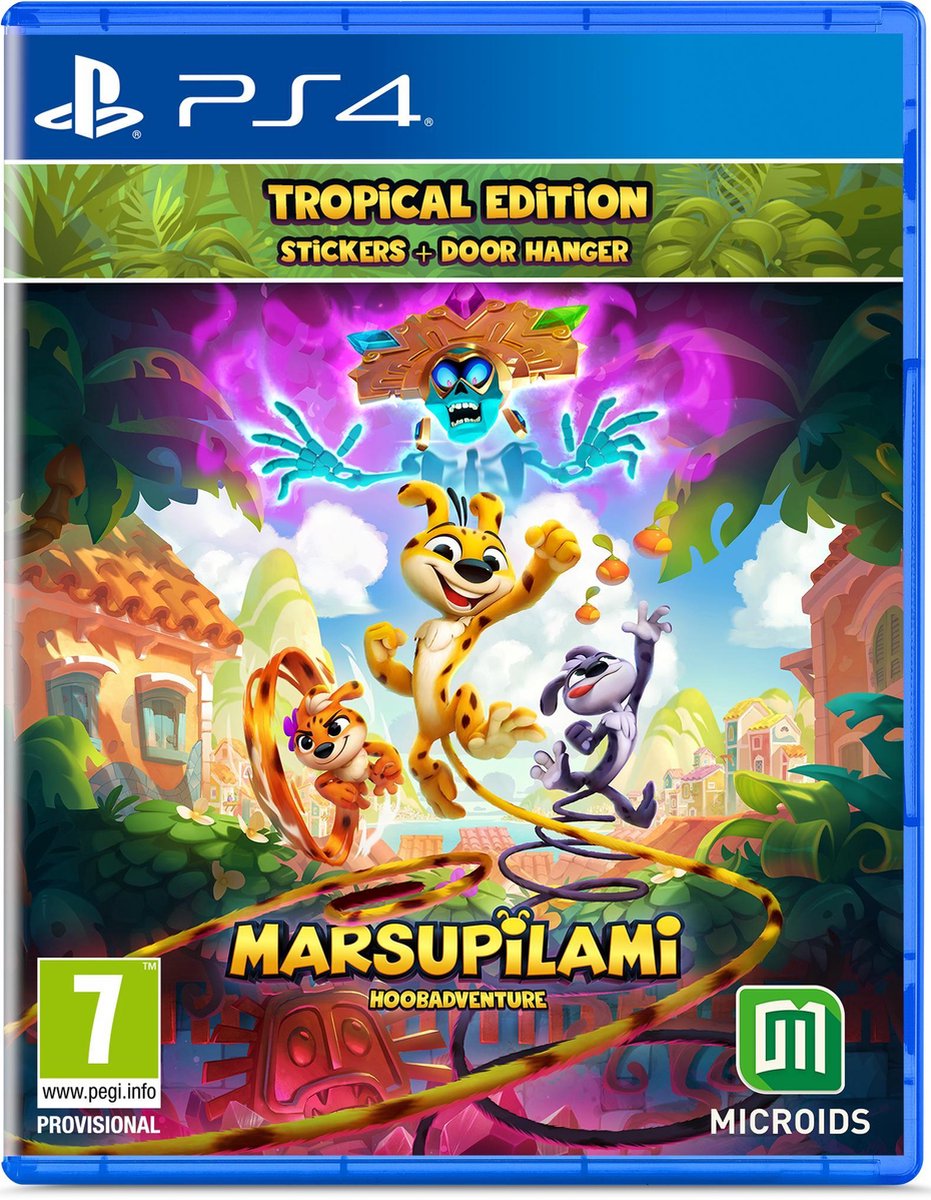 Marsupilami: Hoobadventure - Tropical Edition (PS4), Microids