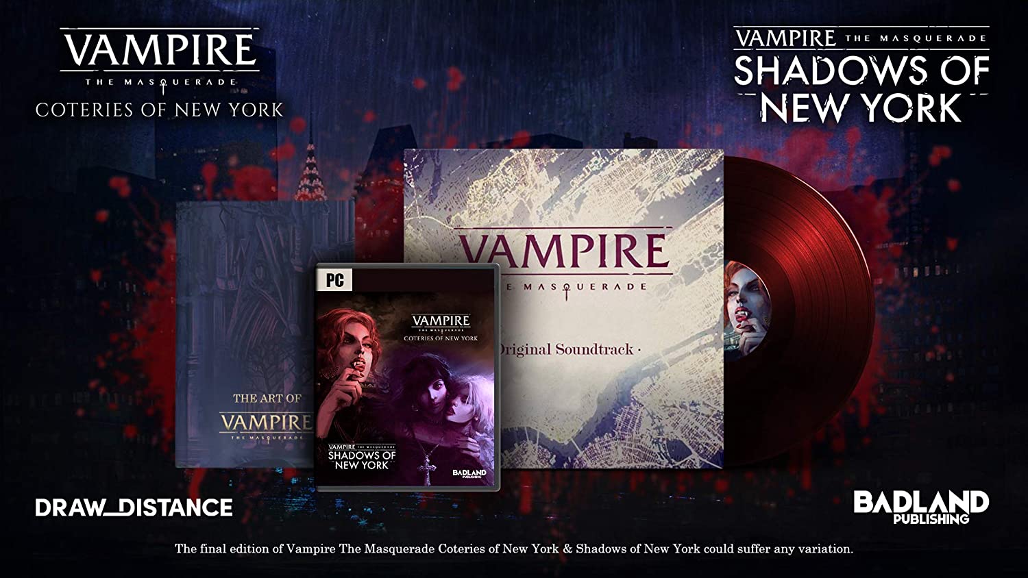 Vampire: The Masquerade - Coteries of New York + Shadows of New York Collector's Edition