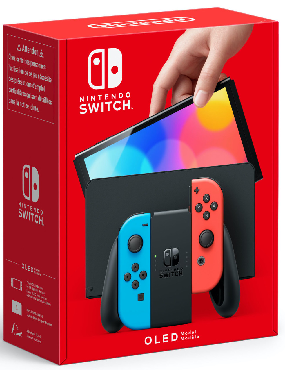 Nintendo Switch Console (OLED-Model) (Rood/Blauw) (Switch), Nintendo
