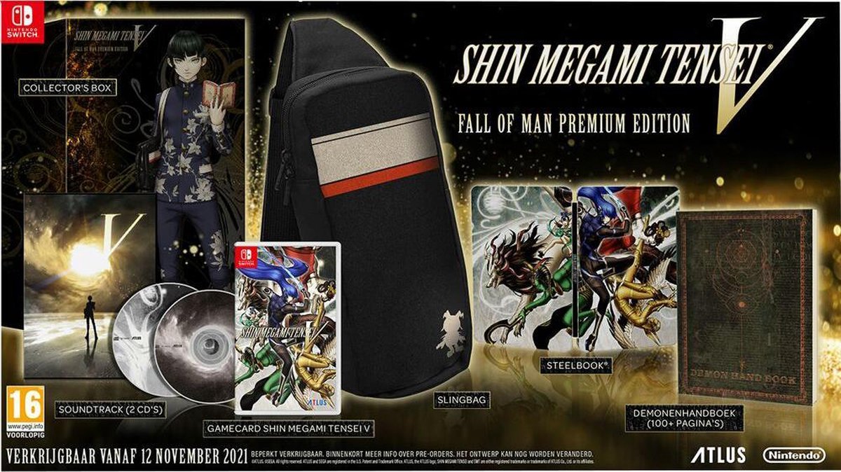 Shin Megami Tensei V - Fall Of Man Premium Edition (Switch), Atlus