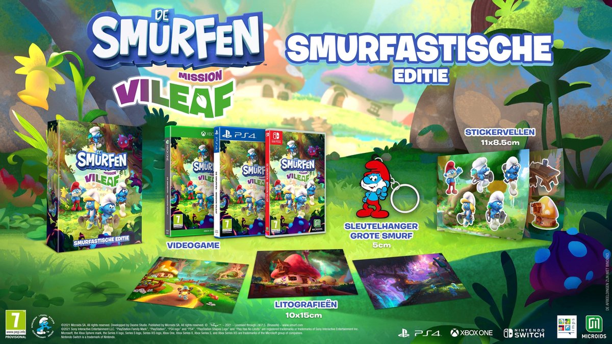 De Smurfen: Mission Vileaf - Smurftastische Editie (Xbox One), Microids