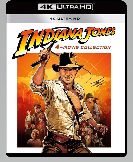 Indiana Jones 4 movie Collection (4K ultra HD) (Blu-ray), Steven Spielberg