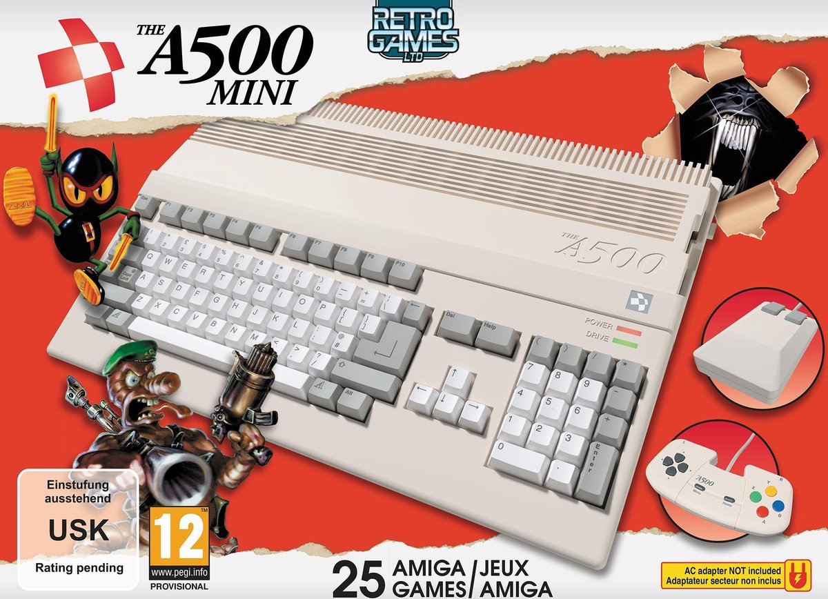 A500 Mini Retro Computer (hardware), Retro Games