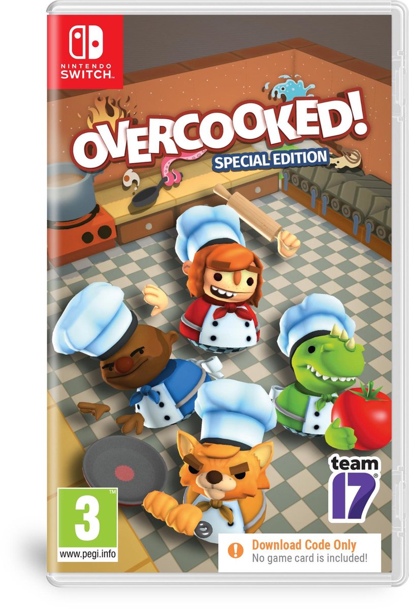 Overcooked! Special Edition (Code in Box) (Switch), Team17