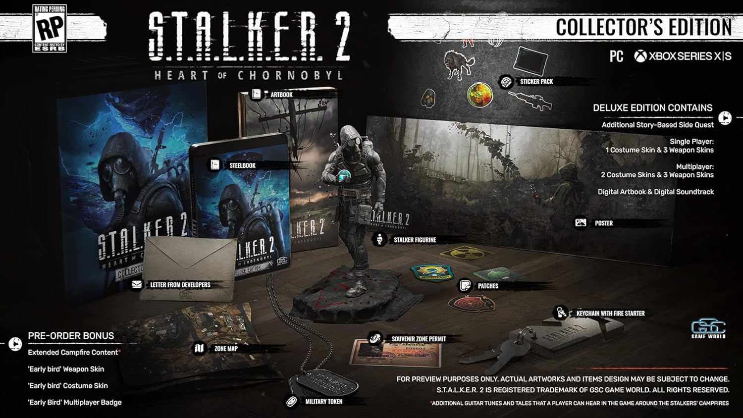 S.T.A.L.K.E.R. 2: Heart of Chornobyl - Collector's Edition (Xbox Series X), GSC Game World