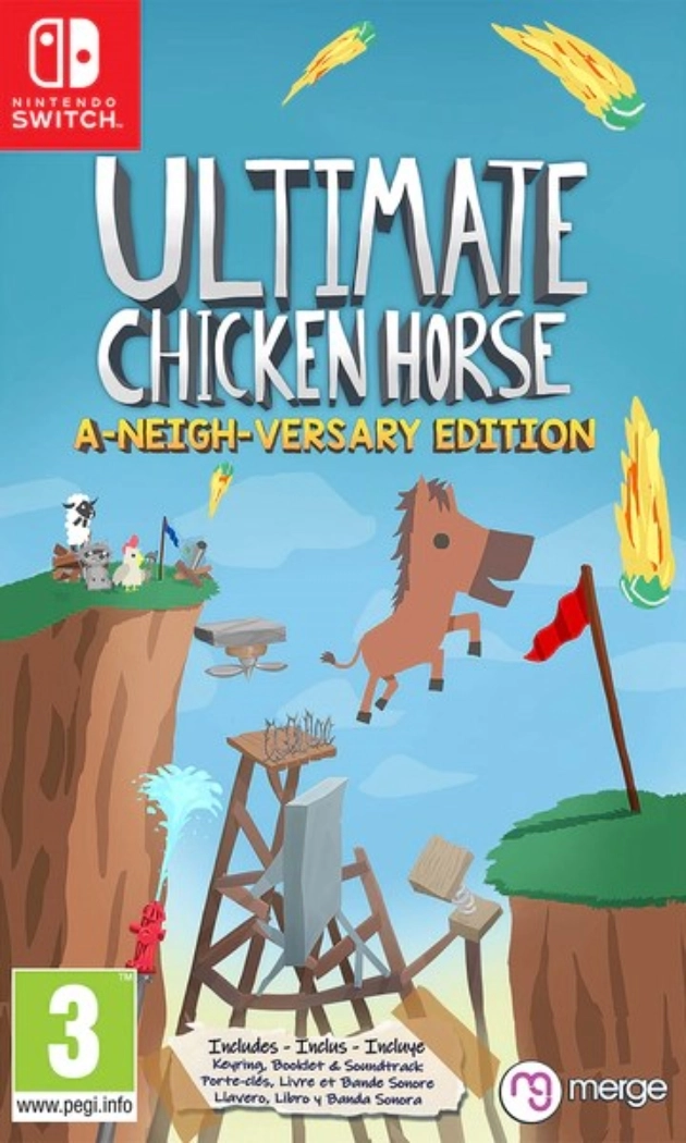 Ultimate Chicken Horse - A-Neight-Versary Edition (Switch), Merge Games