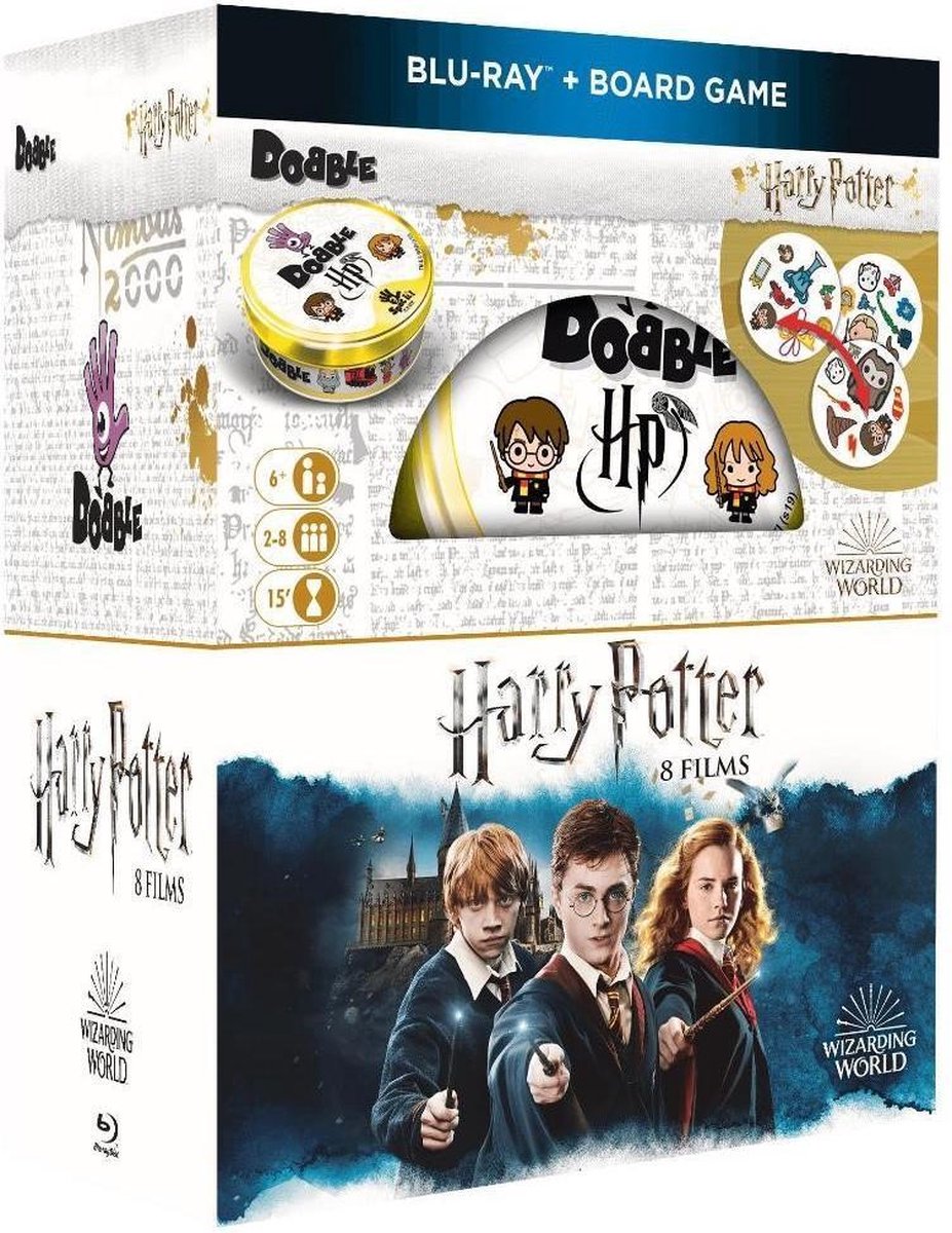 Harry Potter Collection 1 t/m 7.2 + Dobble (Blu-ray), Diversen