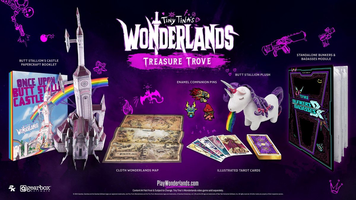Tiny Tina's Wonderlands - Treasure Trove (zonder game) (PS5), Gearbox Publishing