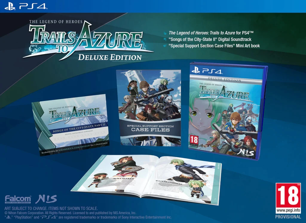 The Legend of Heroes: Trails to Azure - Deluxe Edition (PS4), NIS America