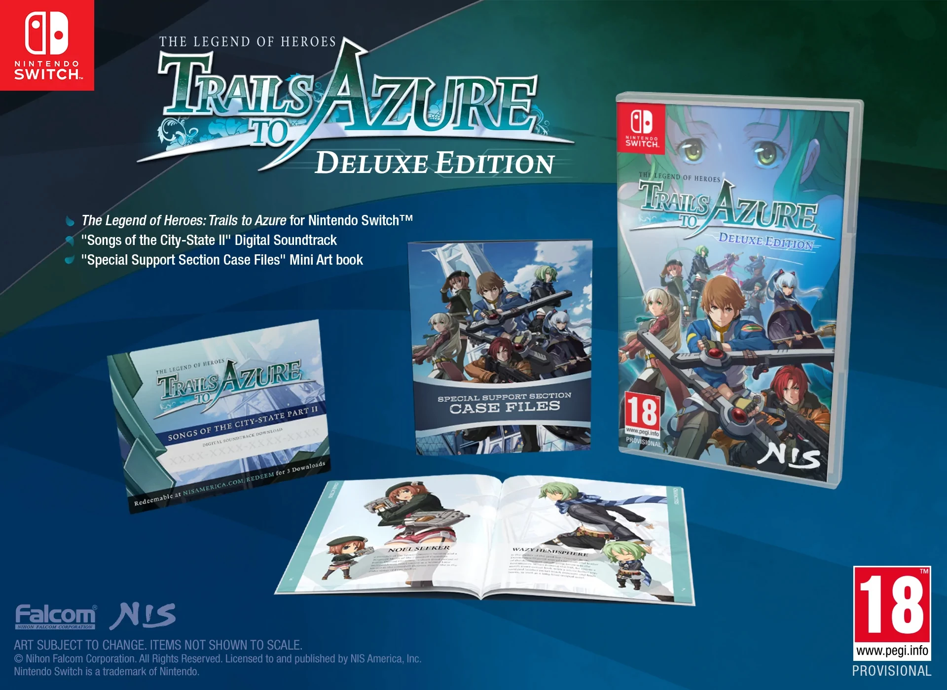 The Legend of Heroes: Trails to Azure - Deluxe Edition (Switch), NIS America