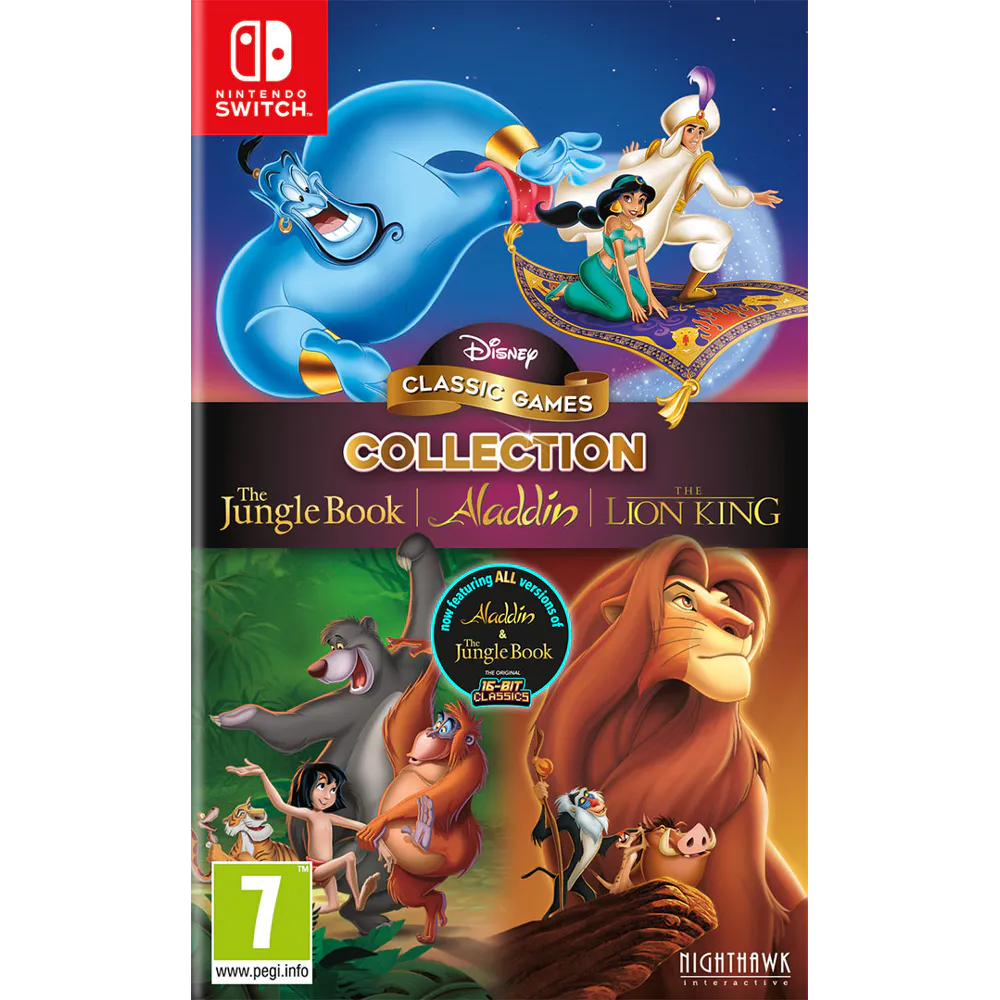 Disney Classic Games Collection: The Jungle Book, Aladdin and The Lion King (Switch), Nighthawk Interactive 