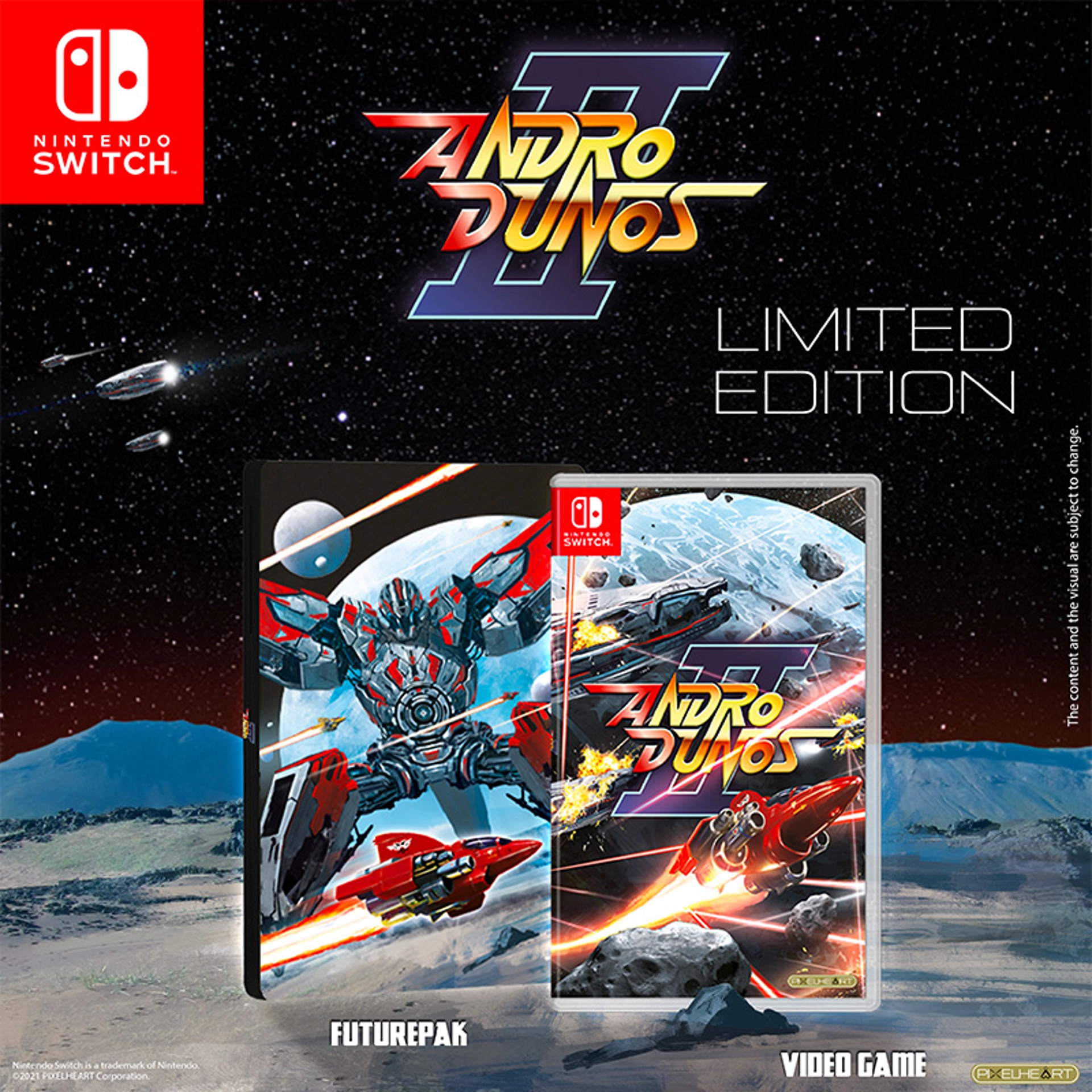 Andro Dunos 2 - Limited Edition (Switch), Just for Games 