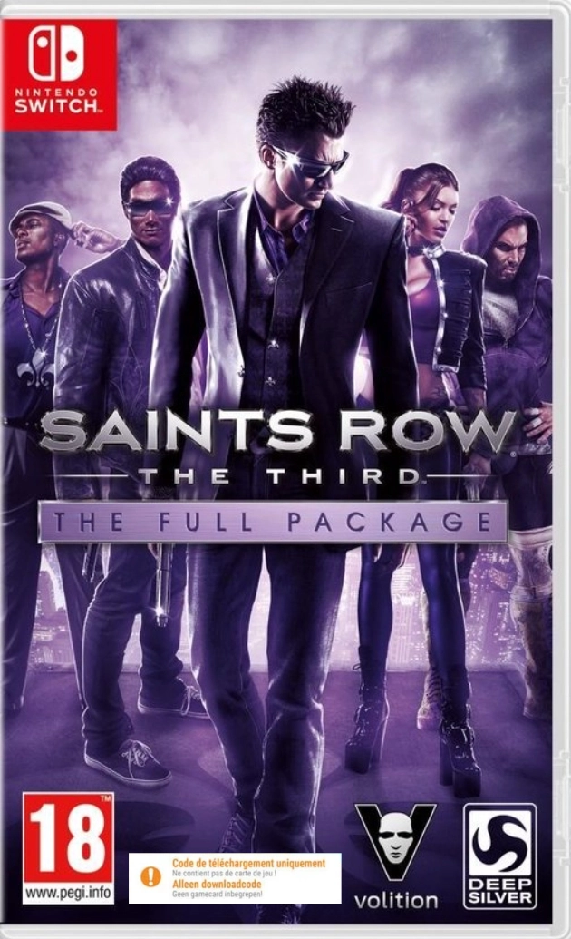 Saints Row: The Third - The Full Package (Code in a Box) (Switch), Deep Silver