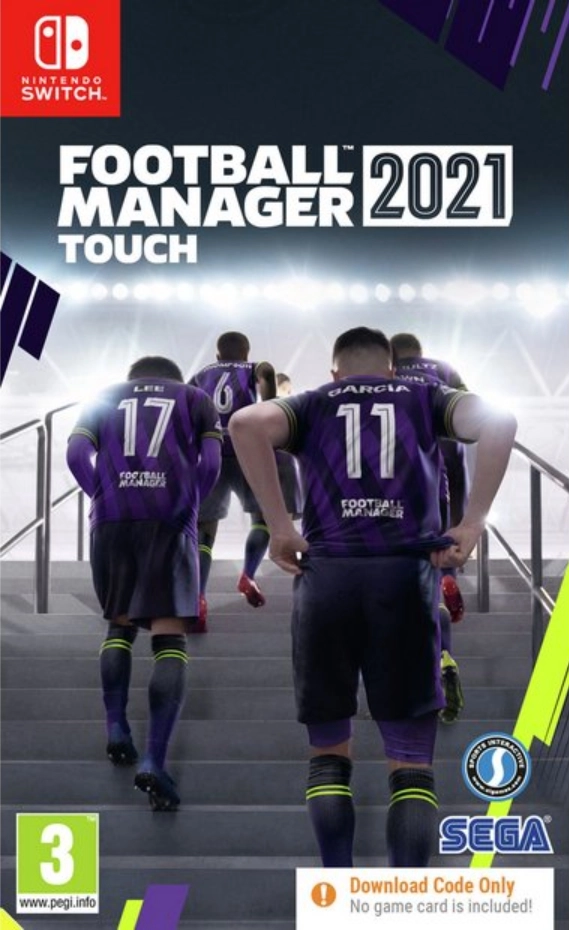 Football Manager 2021: Touch (Code in a Box) (Switch), SEGA