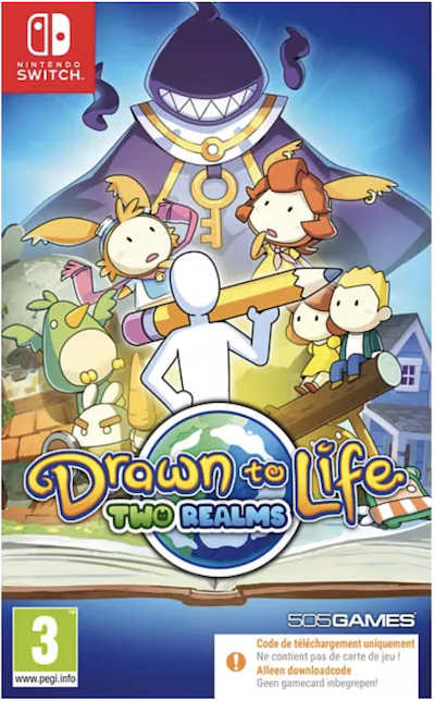Drawn To Life: Two Realms (Code in a Box) (Switch), 505 Games