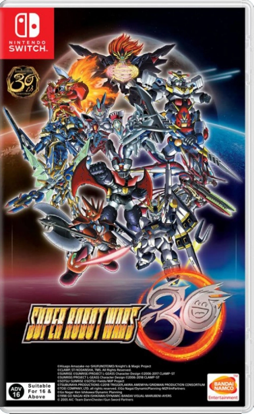 Super Robot Wars 30 (Asia Import) (Switch), Bandai Namco