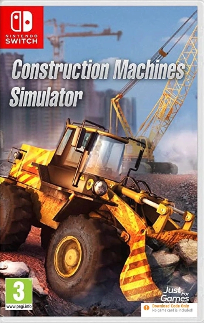 Construction Machines Simulator (Code in a Box) (Switch), Just for Games