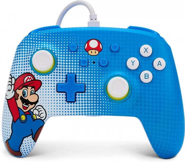 Nintendo Switch Enhanced Controller Wired (Mario Pop Art) - PowerA (Switch), PowerA