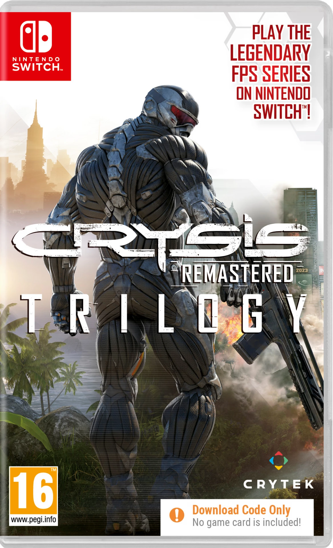Crysis - Remastered Trilogy (Code in a Box) (Switch), Crytek