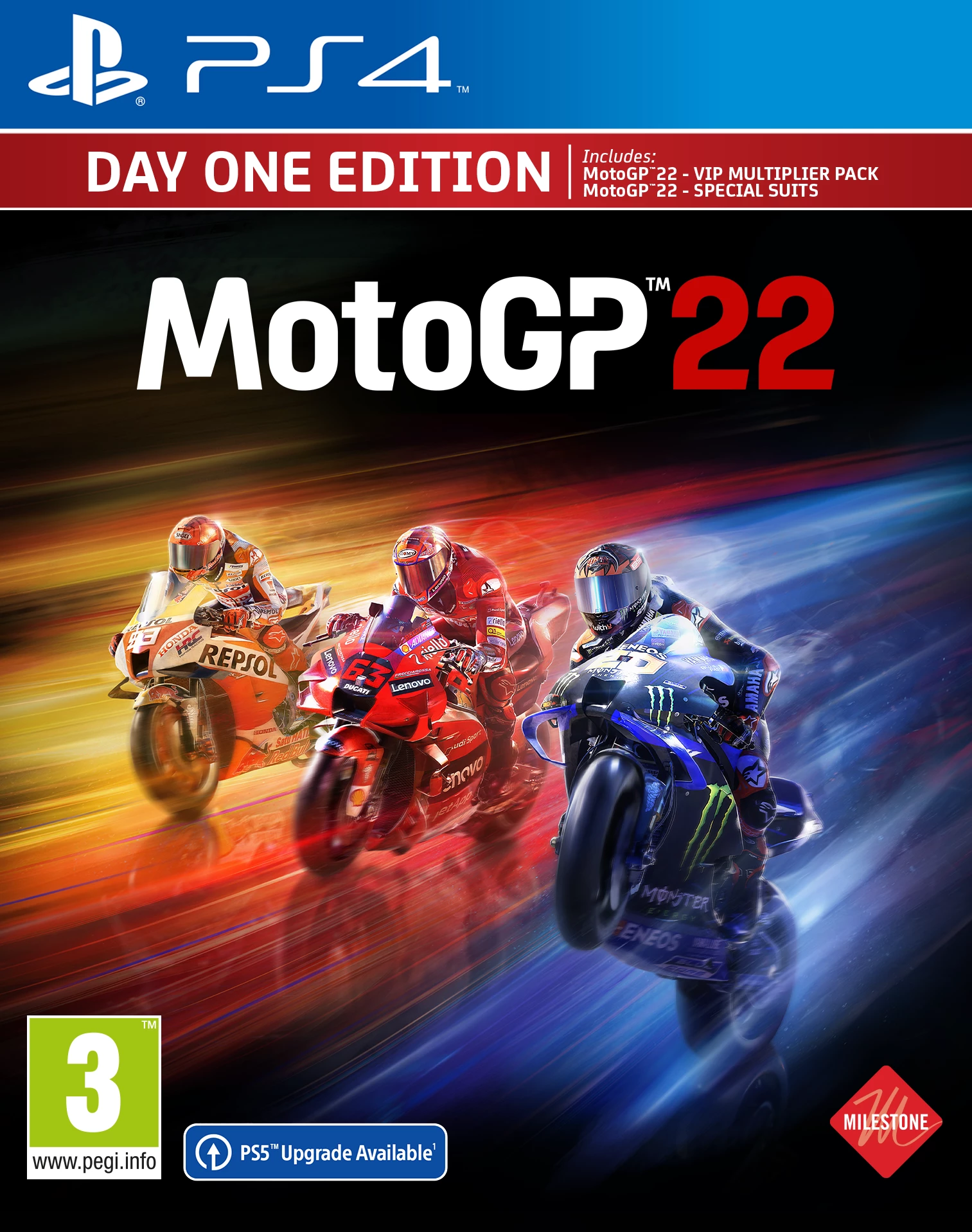 MotoGP 22 - Day One Edition (PS4), Milestone
