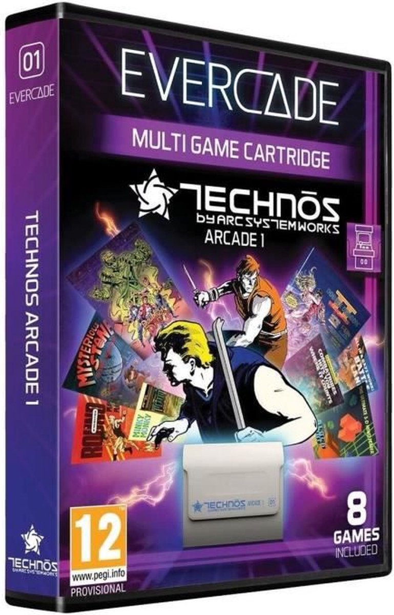 Evercade Technos Arcade Cartridge 1 (hardware), Evercade