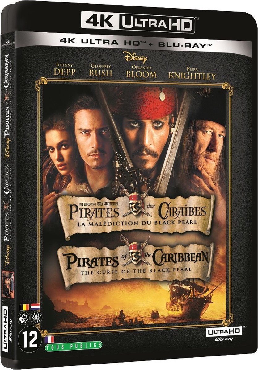 Pirates of the Caribbean: The Curse of the Black Pearl (4K Ultra HD) (Blu-ray), Gore Verbinski 