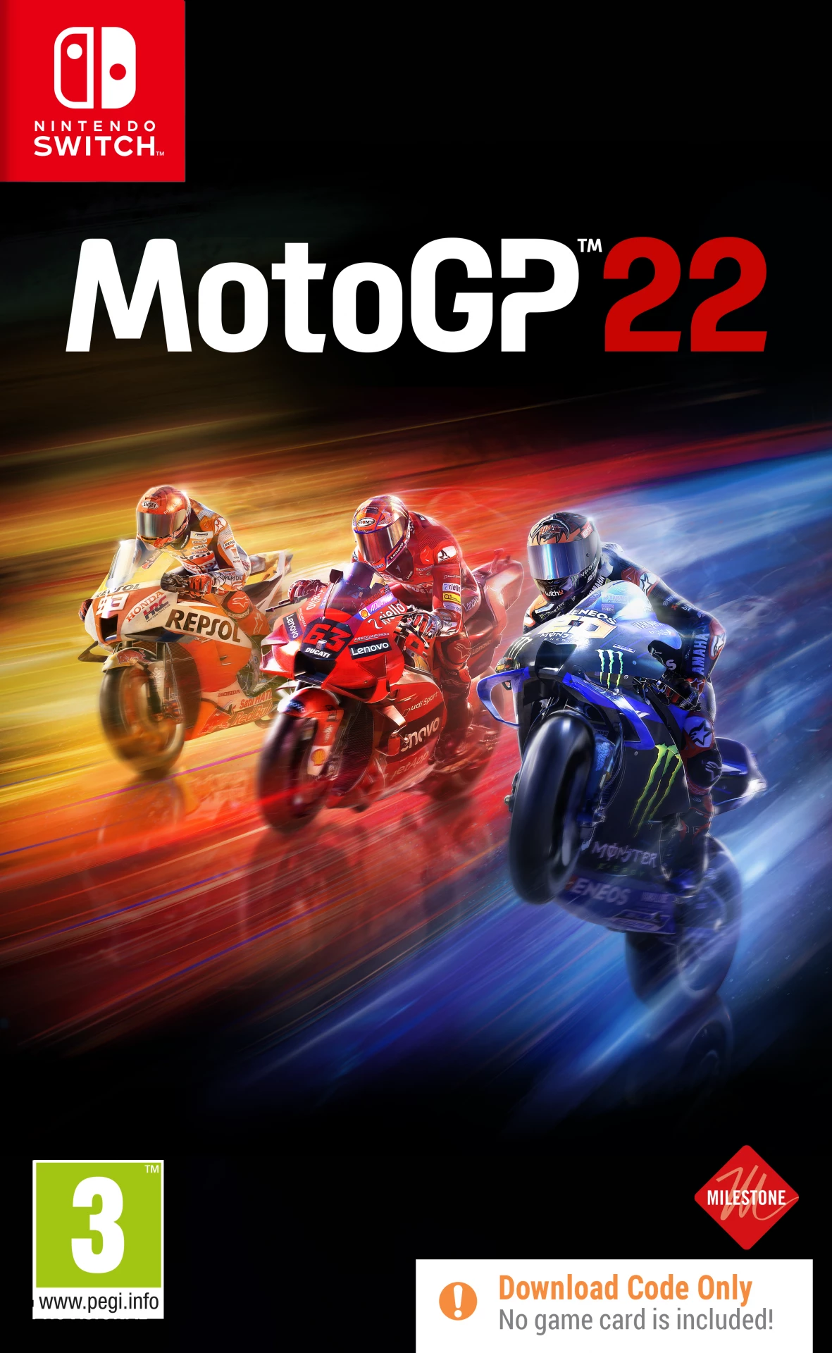 MotoGP 22 (Code in a Box) (Switch), Milestone