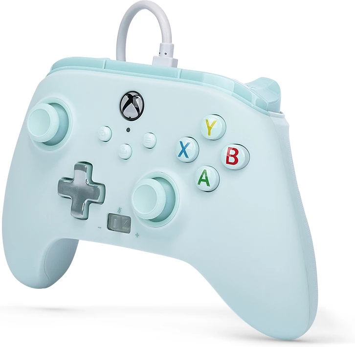 Xbox Series X|S Enhanced Wired Controller (Cotton Candy Blue) - PowerA