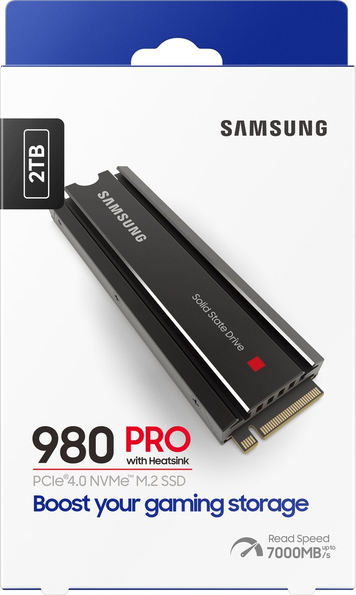 Samsung 980 Pro (met heatsink) 2TB - PS5 Compatibel (PS5), Samsung