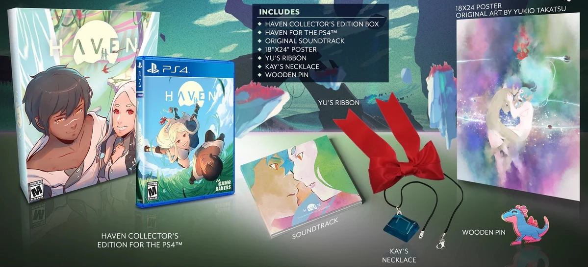 Haven - Collector's Edition (Limited Run) (PS4), The Game Bakers 